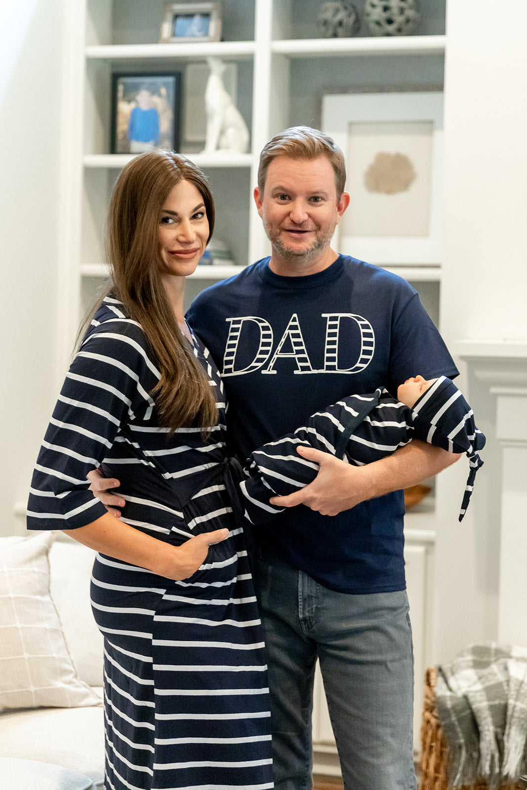 Robe swaddle and dad sales shirt