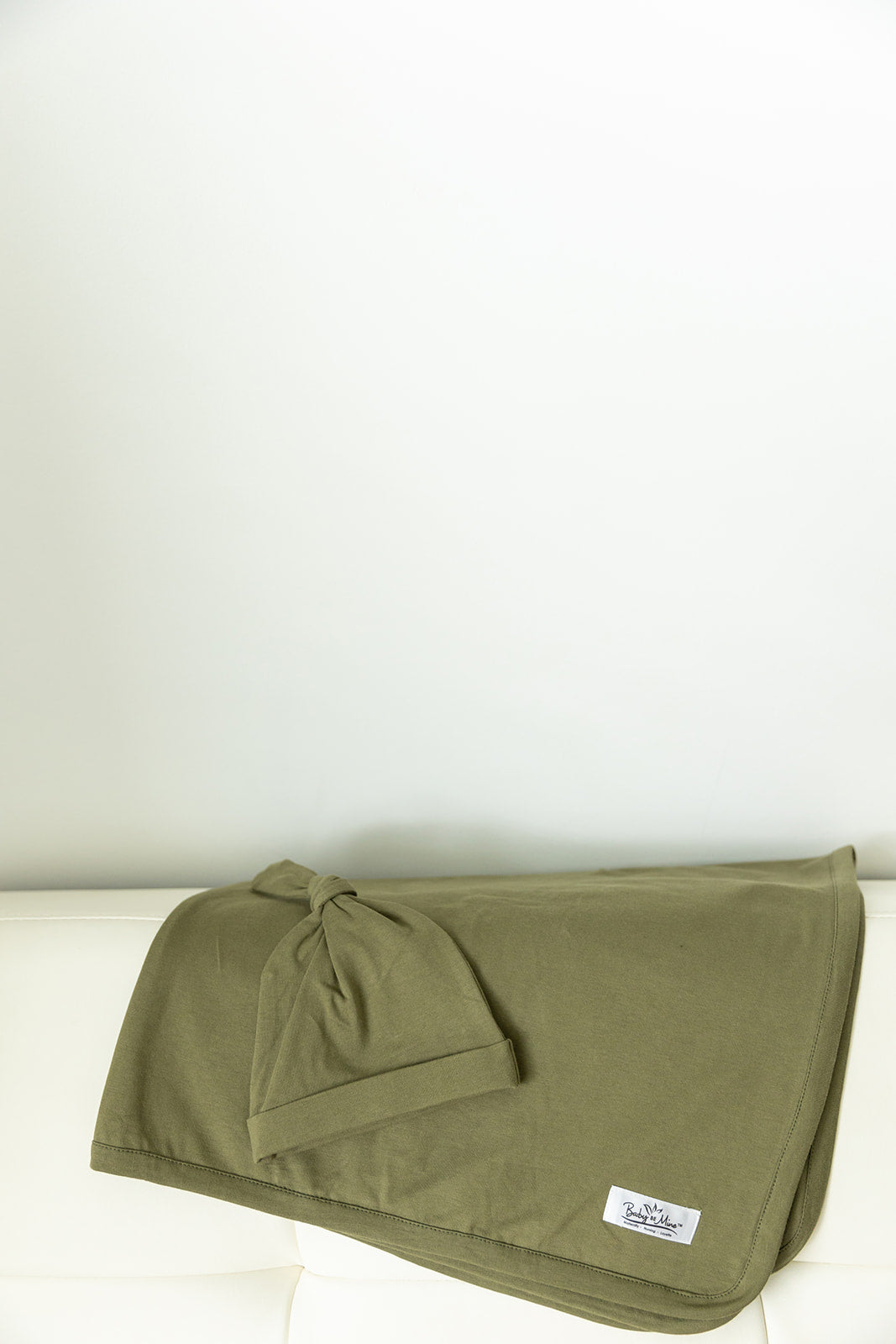 Olive green swaddle blanket best sale