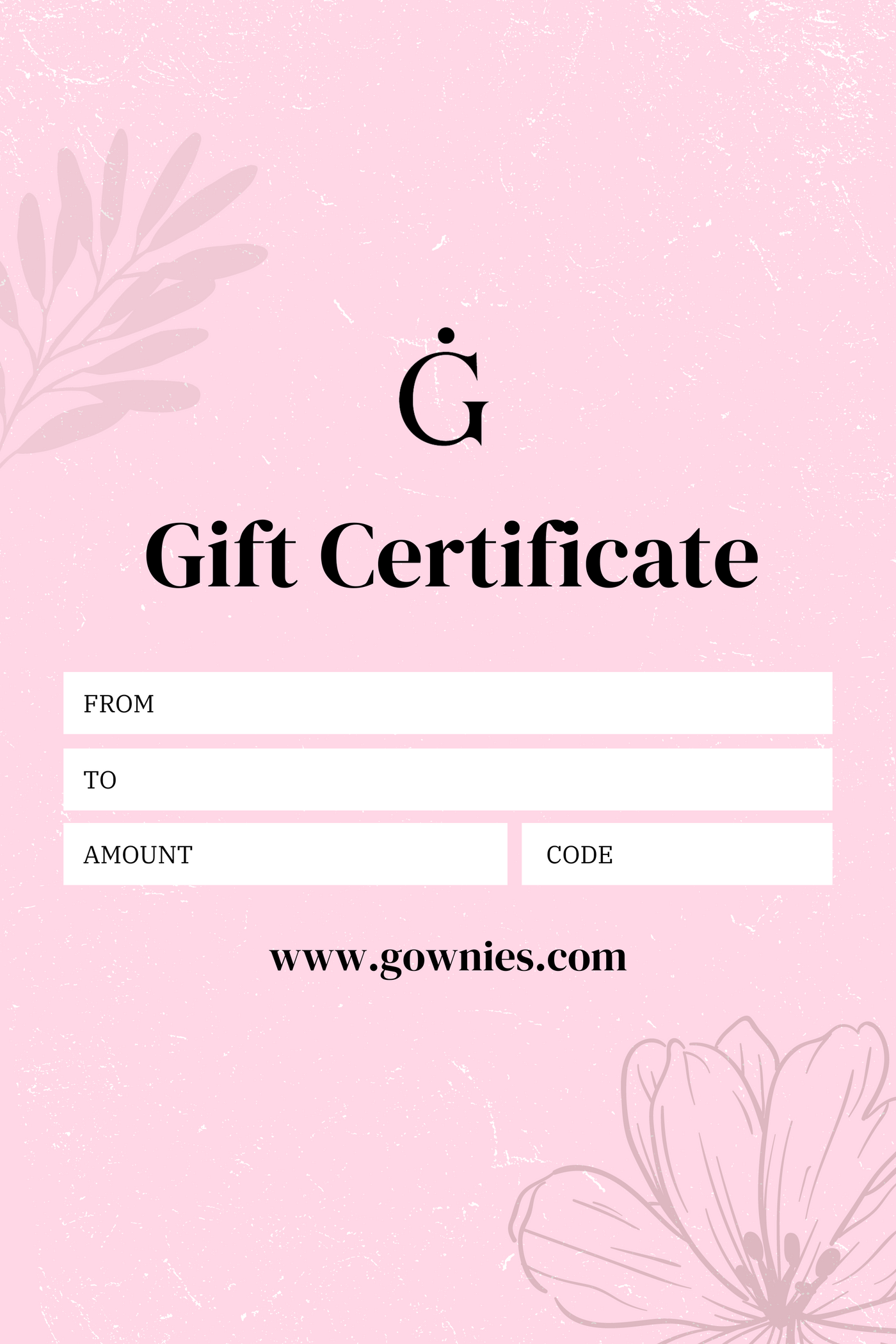 Gownies Gift Card