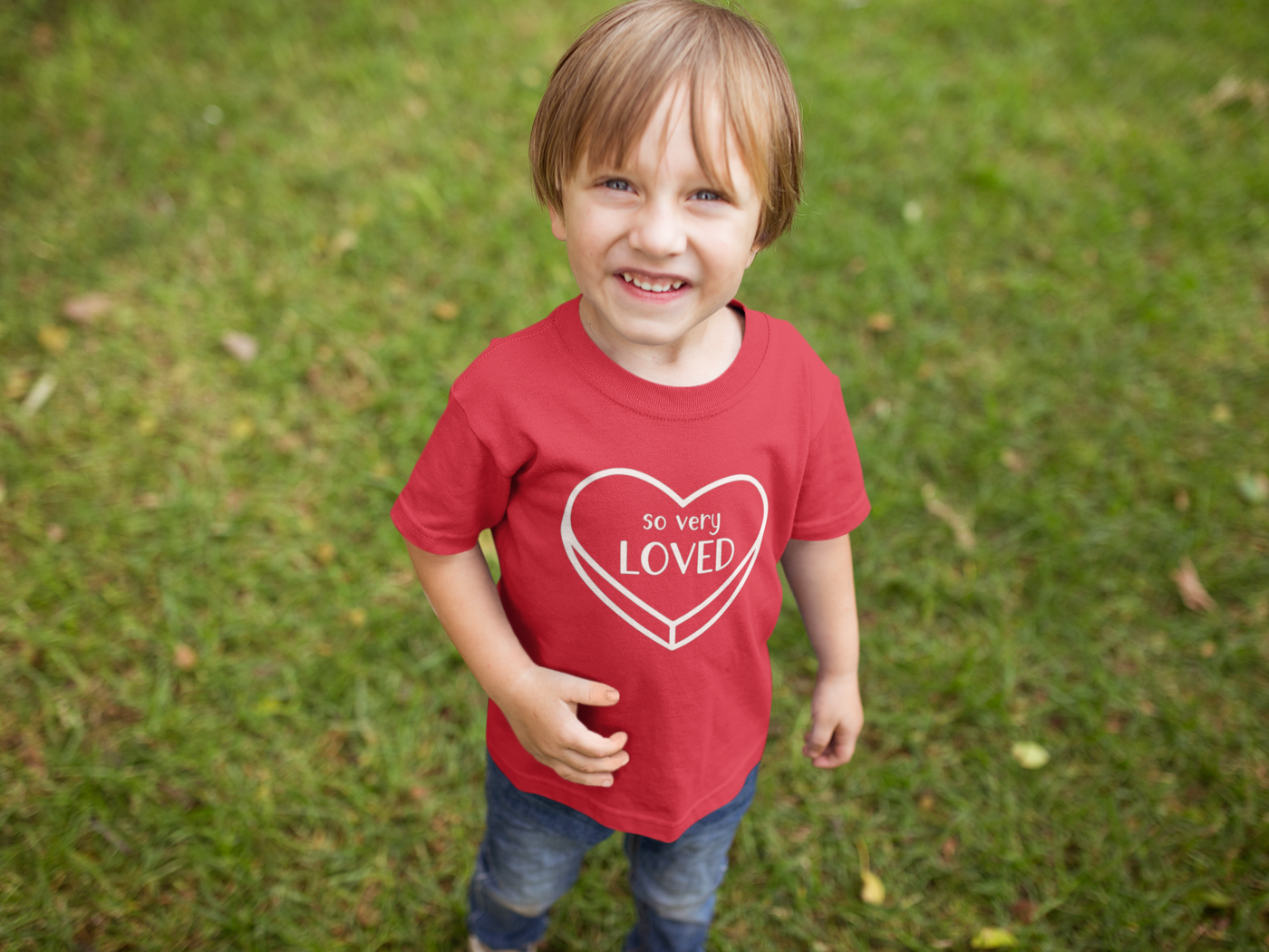 "So Very Loved" Valentine's Day Unisex Kids T-Shirt