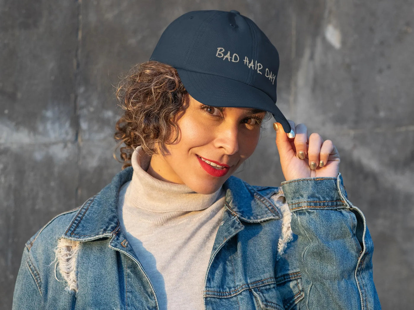 Bad Hair Day Embroidered Hat