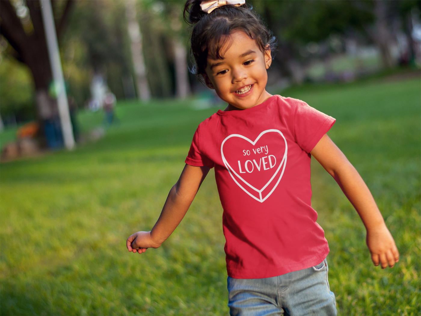 "So Very Loved" Valentine's Day Unisex Kids T-Shirt