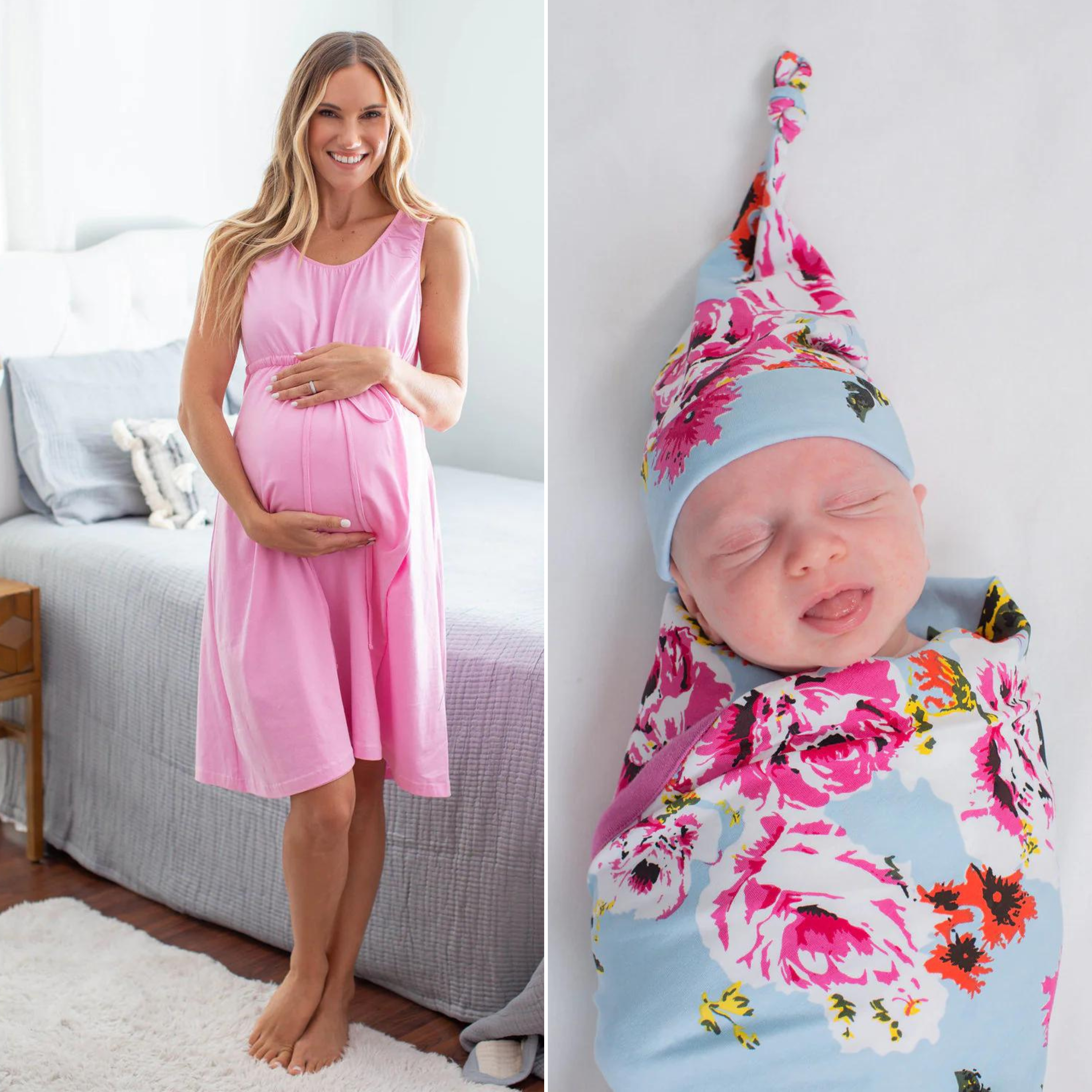 Amelia 3 in 1 Labor Gown & Robe Set