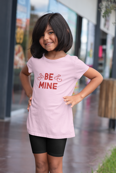 Be Mine Valentine's Day Girls T-Shirt