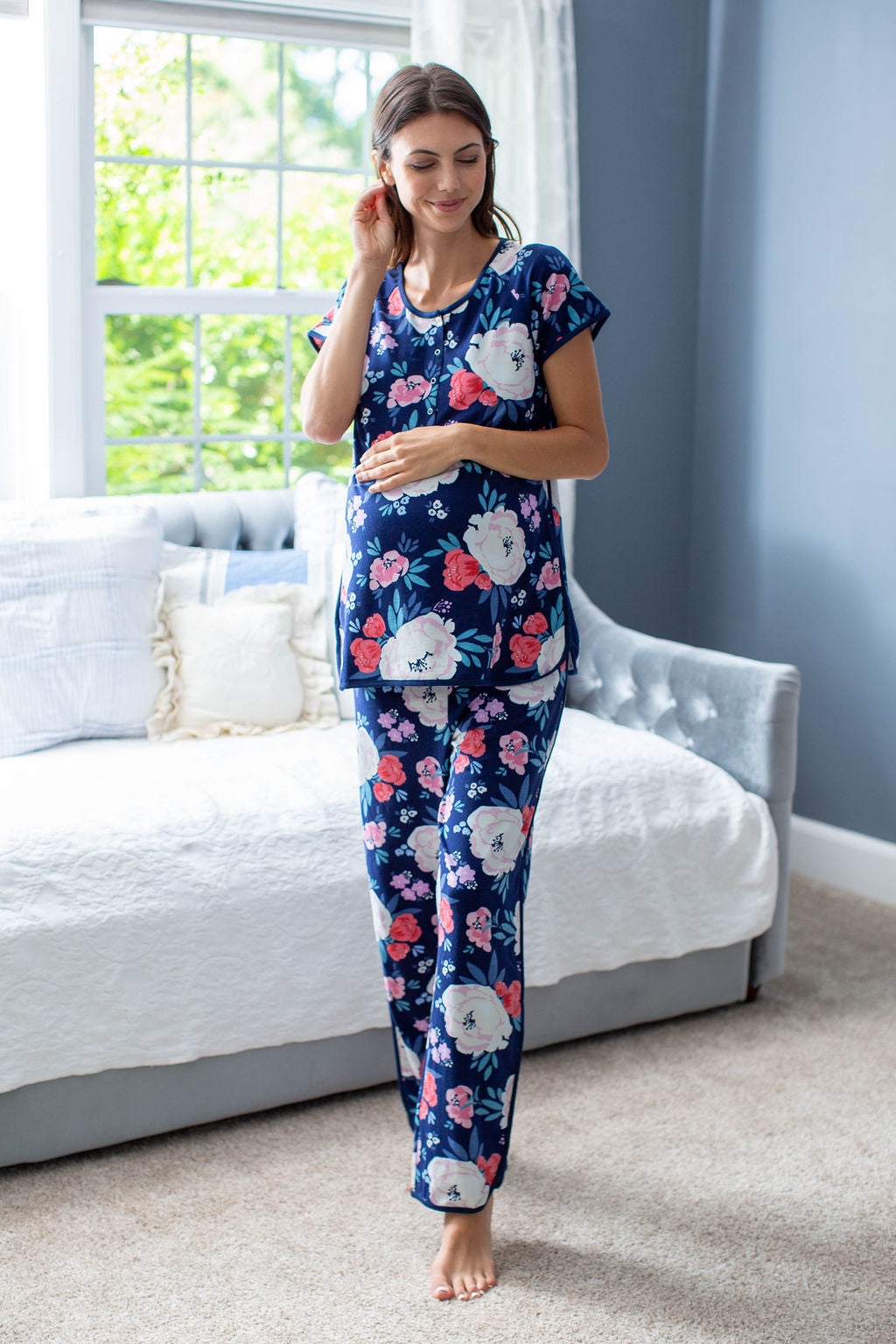 Mae Maternity Nursing Pajamas – Gownies™