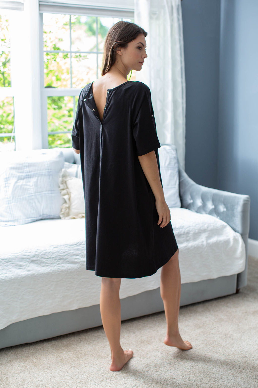 Nursing Nightgown Maternity newest Hospital Gown