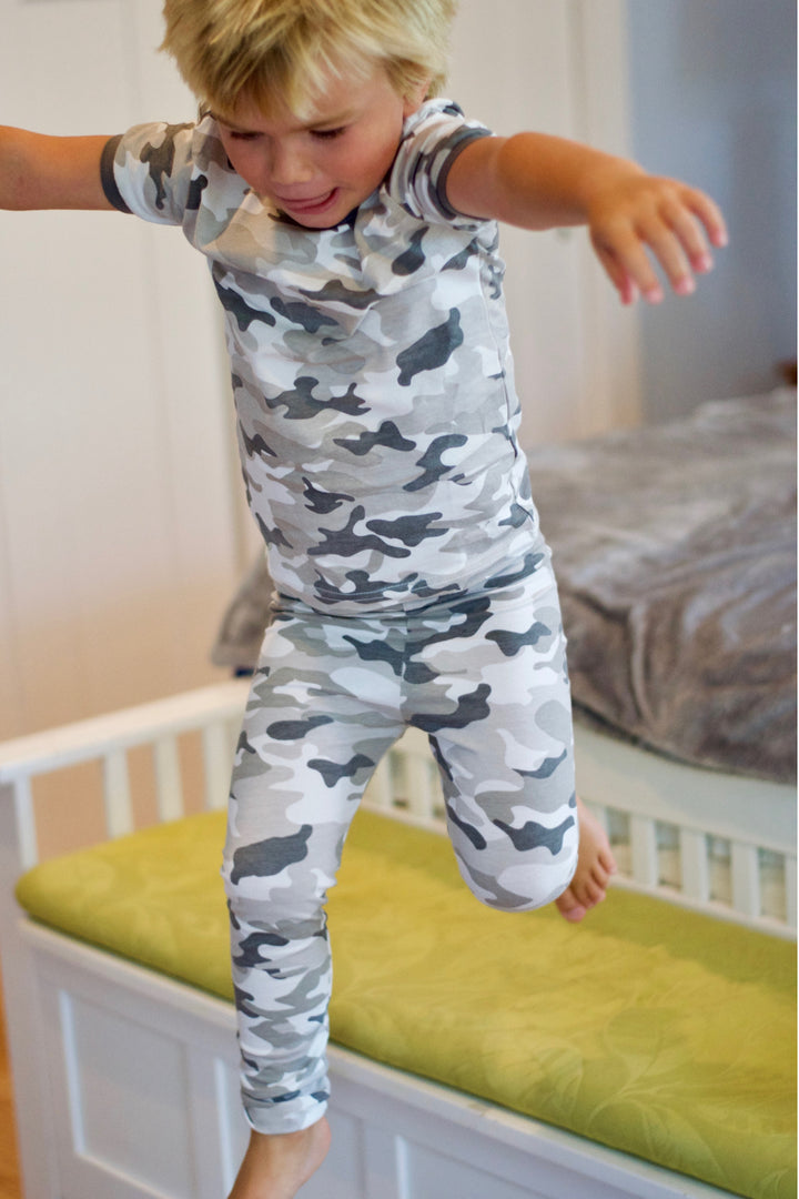 Camo Kids Pajamas Mommy And Me Big Brother Baby Shower Gift Gownies